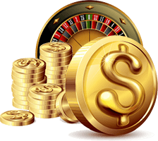 Roulette gold coins