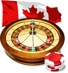 Canada roulette wheel