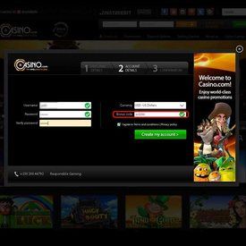 Casino.com Screenshot