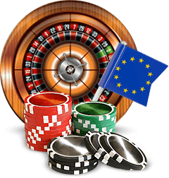 Euro roulette chips