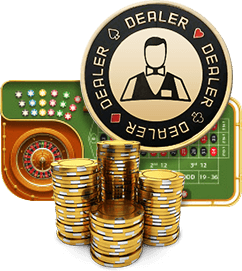 Roulette table gold
