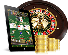 Roulette on tablet