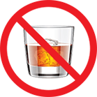 Drinking banned