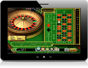 Roulette on tablet